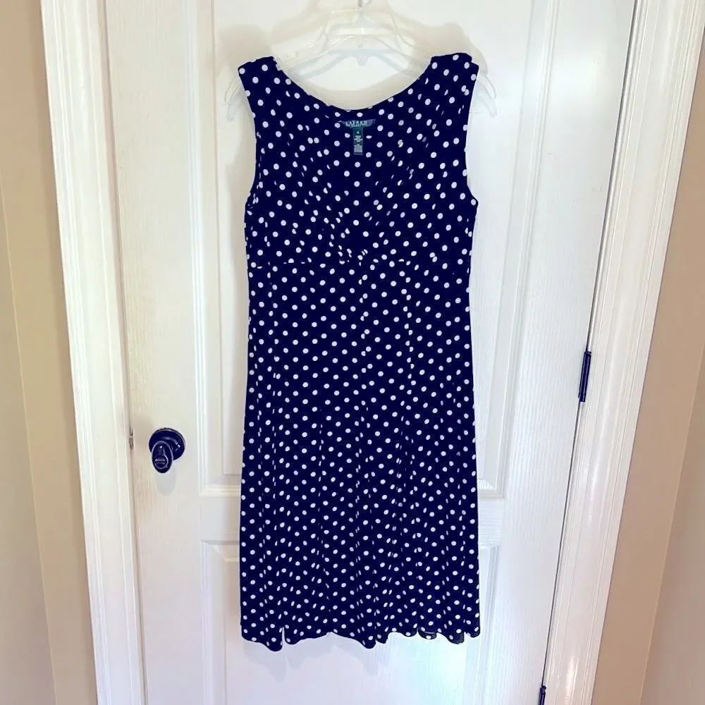 Lauren Ralph Lauren Dress black polka dot dress